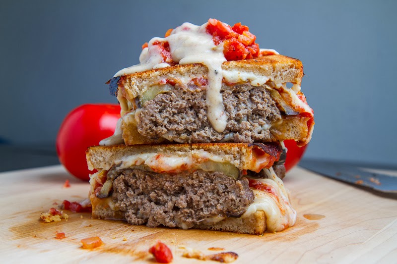 Moussaka Patty Melt