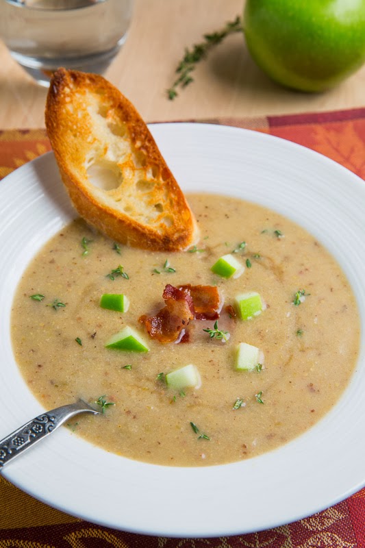 Roasted Apple and Aged White Cheddar Soup Roasted Apple and Aged White Cheddar Soup