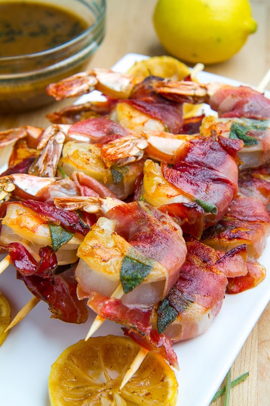 Shrimp Saltimbocca Shrimp Saltimbocca