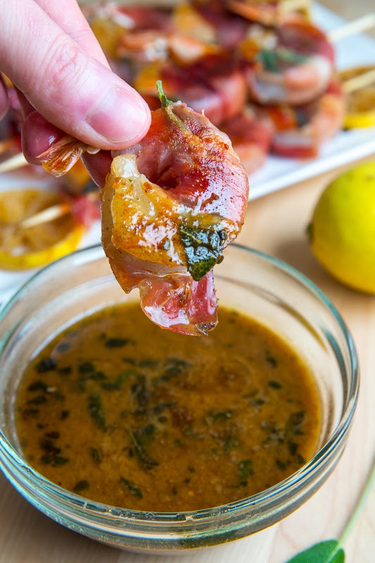 Shrimp Saltimbocca Shrimp Saltimbocca