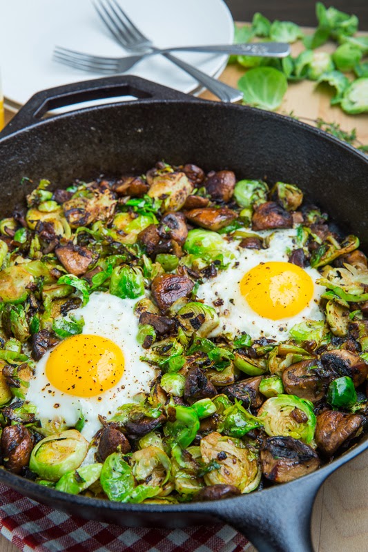 Brussels Sprout and Mushroom Hash Brussels Sprout and Mushroom Hash