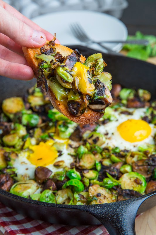 Brussels Sprout and Mushroom Hash Brussels Sprout and Mushroom Hash