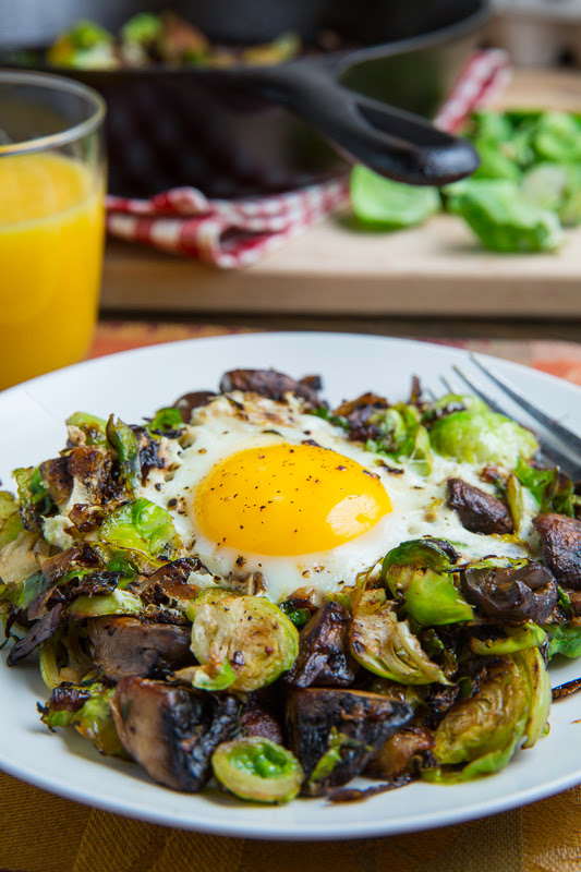 Brussels Sprout and Mushroom Hash Brussels Sprout and Mushroom Hash
