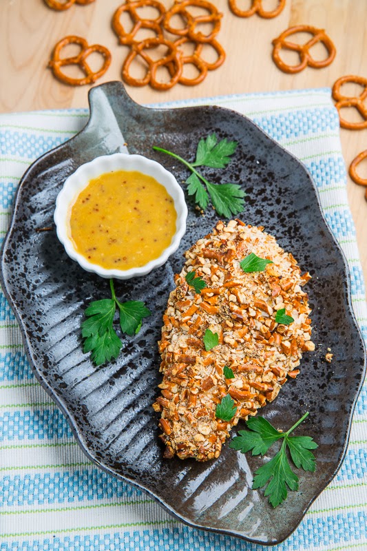 Honey Dijon Pretzel Chicken Honey Dijon Pretzel Chicken