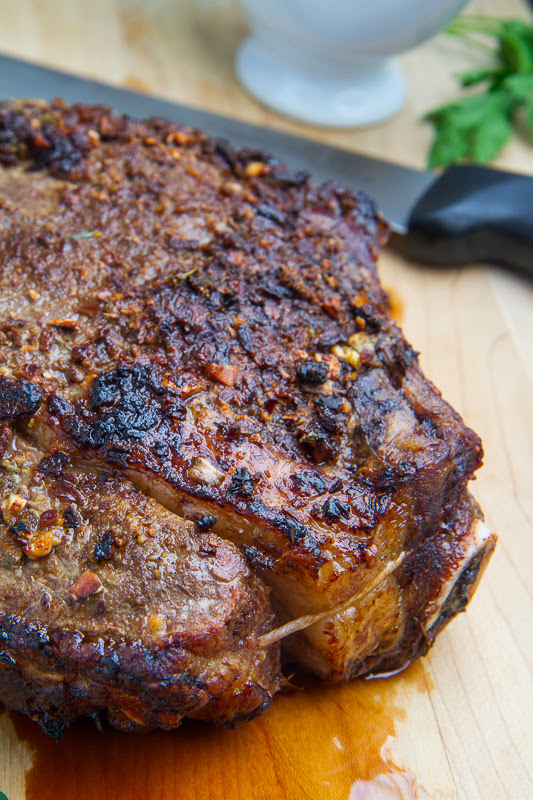 Mushroom Crusted Prime Rib Roast Mushroom Crusted Prime Rib Roast