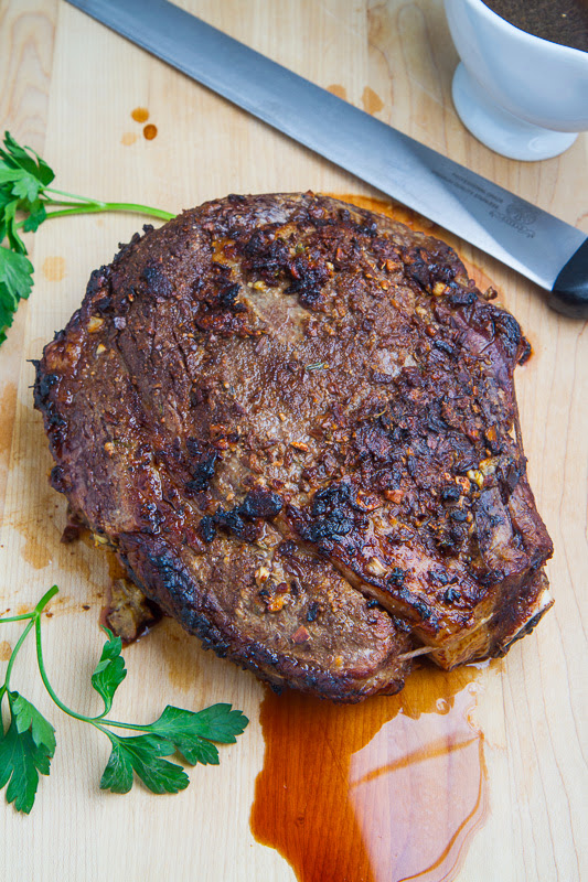 Mushroom Crusted Prime Rib Roast Mushroom Crusted Prime Rib Roast