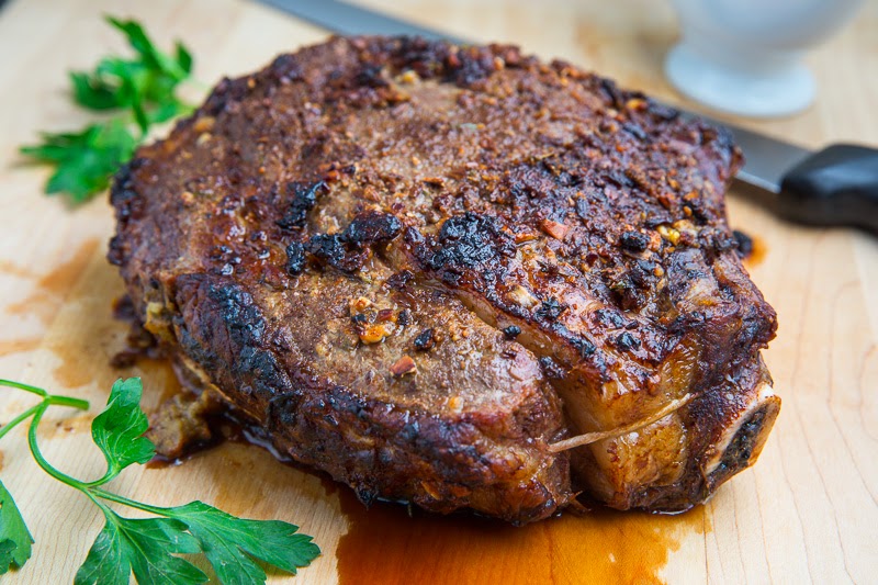 Mushroom Crusted Prime Rib Roast Mushroom Crusted Prime Rib Roast