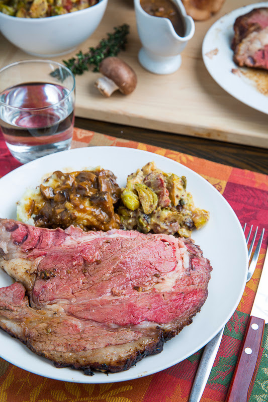 Mushroom Crusted Prime Rib Roast Mushroom Crusted Prime Rib Roast