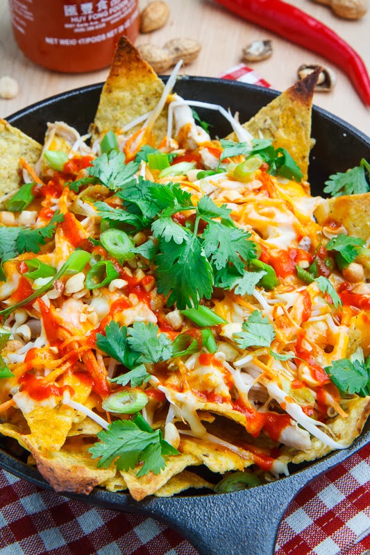 Chicken Pad Thai Nachos Chicken Pad Thai Nachos