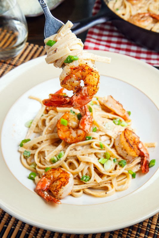 Cajun Shrimp Fettuccine Alfredo Cajun Shrimp Fettuccine Alfredo