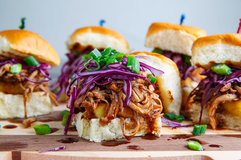 Pineapple Char Siu Pulled Pork Sliders Pineapple Char Siu Pulled Pork Sliders