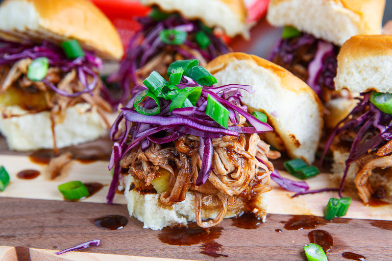 Pineapple Char Siu Pulled Pork Sliders Pineapple Char Siu Pulled Pork Sliders