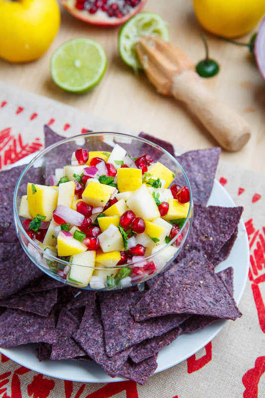 Apple and Pomegranate Salsa