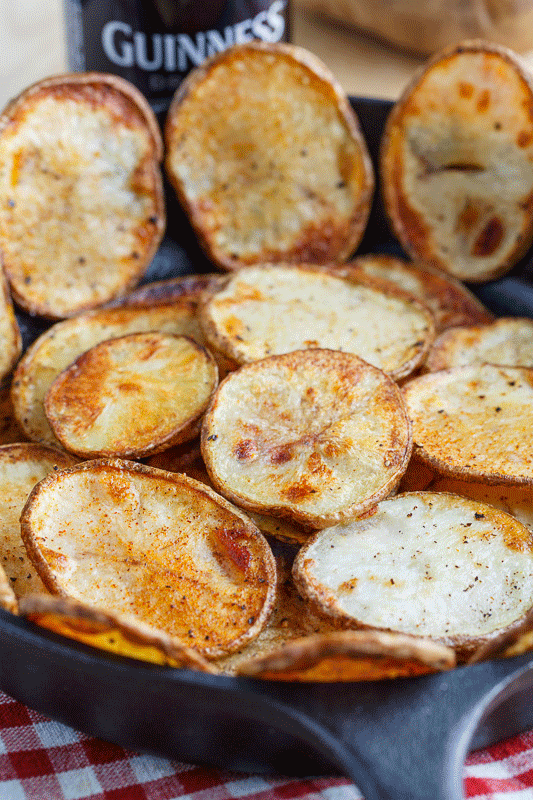 Irish Nachos with Guinness and Irish Cheddar Sauce Irish Nachos with Guinness and Irish Cheddar Sauce