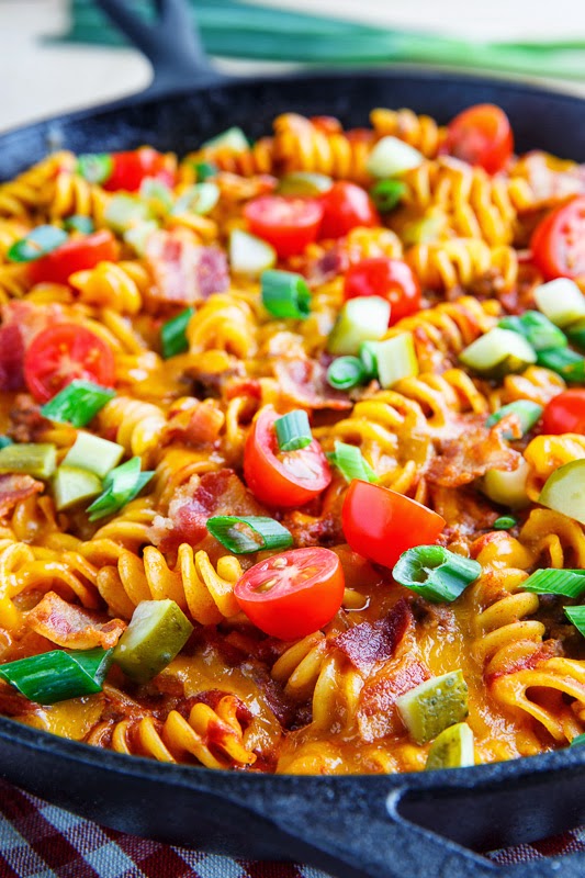 One Pot Bacon Cheeseburger Casserole One Pot Bacon Cheeseburger Casserole