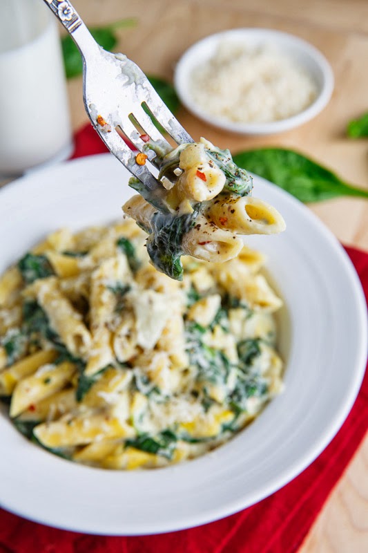 Spinach and Artichoke Dip Pasta Spinach and Artichoke Dip Pasta