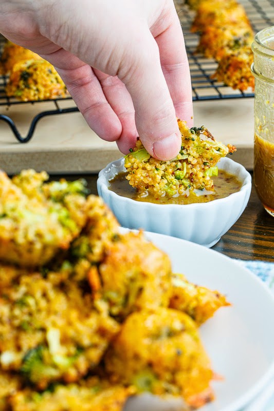 Broccoli and Cheddar Quinoa Bites Broccoli and Cheddar Quinoa Bites