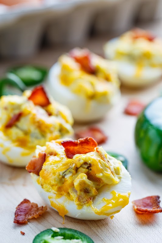 Jalapeno Popper Deviled Eggs Jalapeno Popper Deviled Eggs