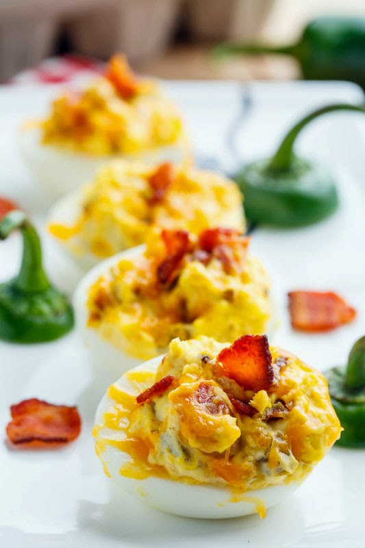 Jalapeno Popper Deviled Eggs Jalapeno Popper Deviled Eggs