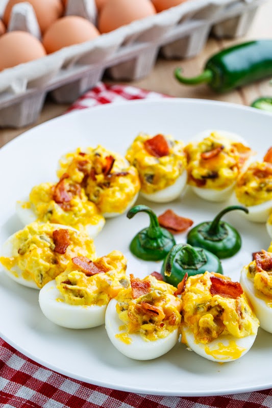 Jalapeno Popper Deviled Eggs Jalapeno Popper Deviled Eggs