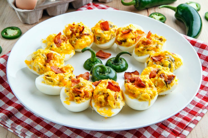 Jalapeno Popper Deviled Eggs Jalapeno Popper Deviled Eggs