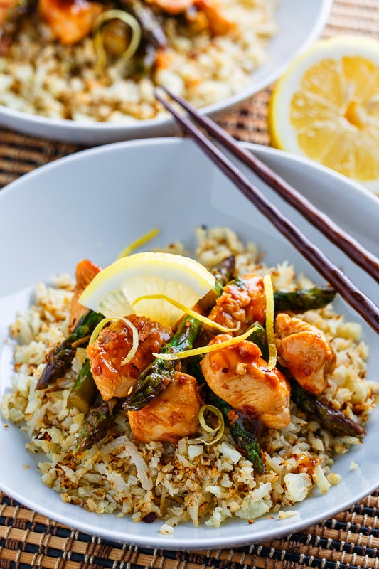 Honey Lemon Chicken and Asparagus Stir Fry Honey Lemon Chicken and Asparagus Stir Fry