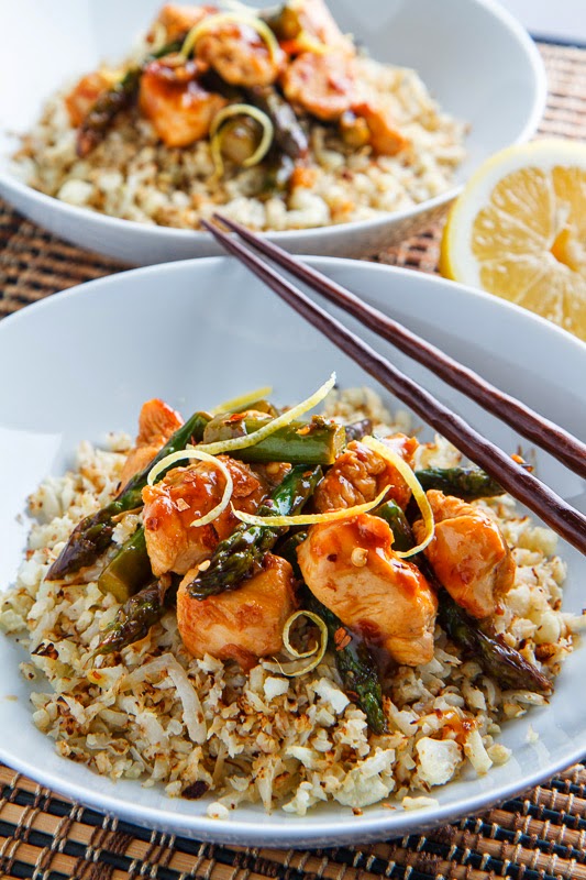 Honey Lemon Chicken and Asparagus Stir Fry Honey Lemon Chicken and Asparagus Stir Fry