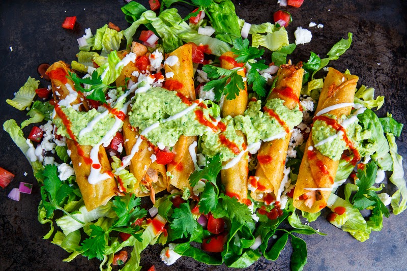 Cilantro Lime Salmon Taquitos Cilantro Lime Salmon Taquitos