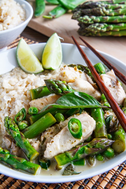 Thai Fish Green Curry with Asparagus and Peas Thai Fish Green Curry with Asparagus and Peas