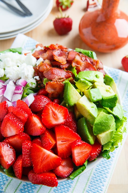 Strawberry and Avocado Salad with Strawberry Poppy Seed Vinaigrette Strawberry and Avocado Salad with Strawberry Poppy Seed Vinaigrette