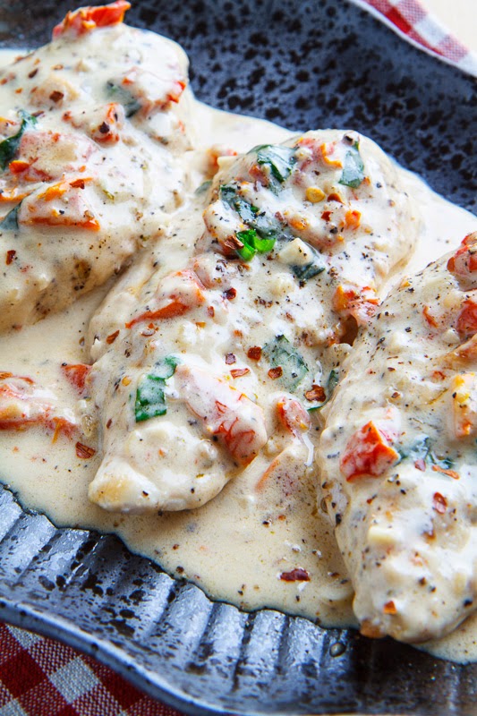 Chicken in a Creamy Parmesan and Sundried Tomato Sauce Chicken in a Creamy Parmesan and Sundried Tomato Sauce