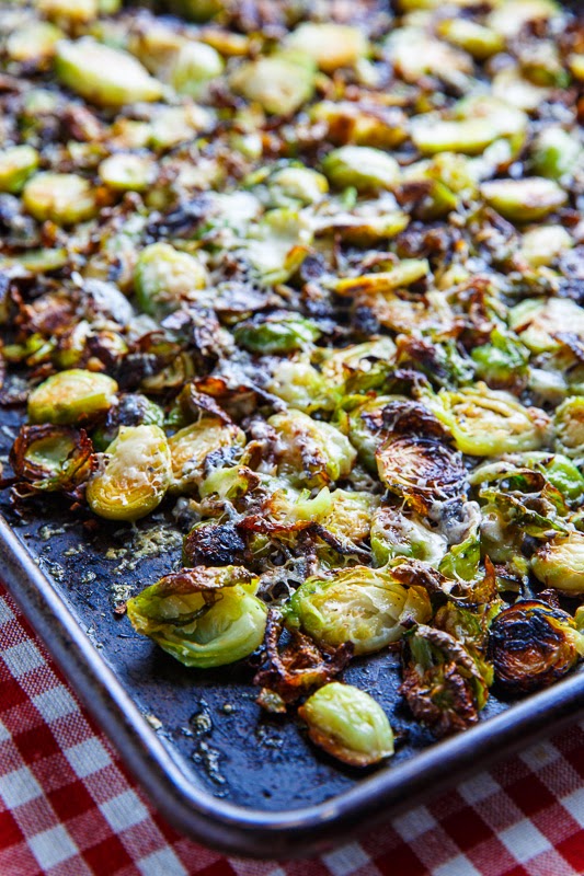 Parmesan Roasted Brussels Sprouts with Double Smoked Bacon Parmesan Roasted Brussels Sprouts with Double Smoked Bacon
