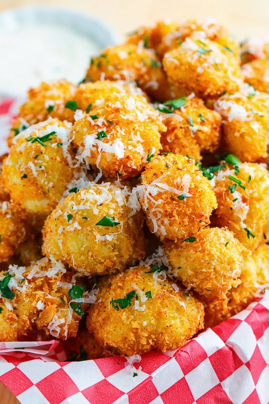 Parmesan Cauliflower Bites Parmesan Cauliflower Bites