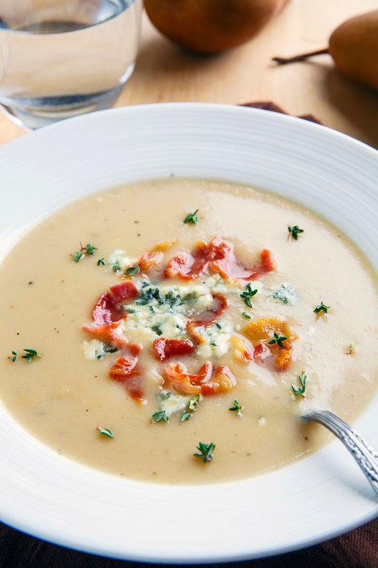 Caramelized Pear and Blue Cheese Soup Caramelized Pear and Blue Cheese Soup