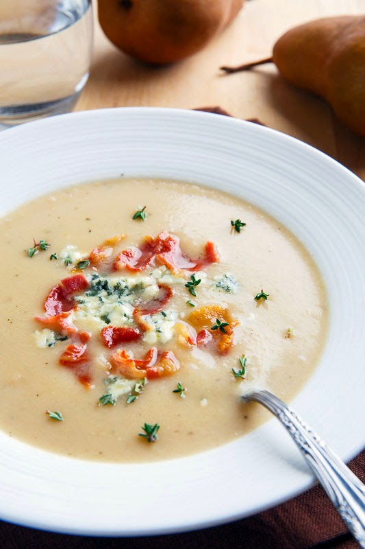 Caramelized Pear and Blue Cheese Soup Caramelized Pear and Blue Cheese Soup