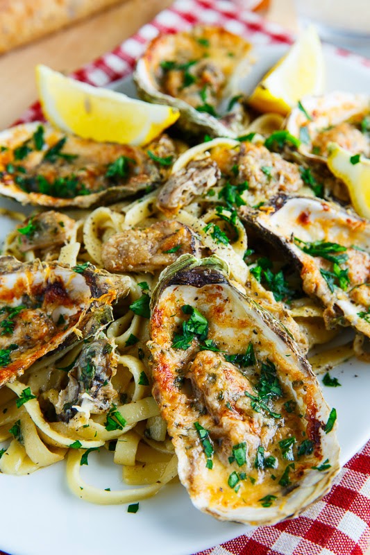 Chargrilled Oyster Pasta