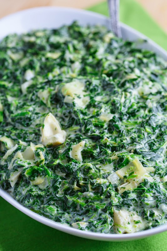 Creamed Spinach and Artichokes Creamed Spinach and Artichokes
