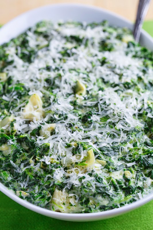 Creamed Spinach and Artichokes Creamed Spinach and Artichokes