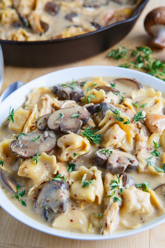 Creamy Asiago Chicken and Mushroom Tortellini Soup Creamy Asiago Chicken and Mushroom Tortellini Soup