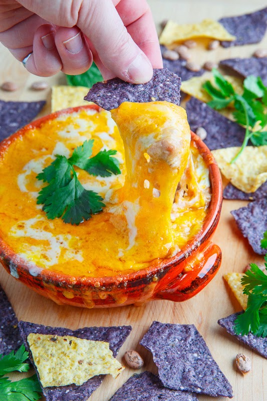 Cheesy Refried Bean Dip Cheesy Refried Bean Dip