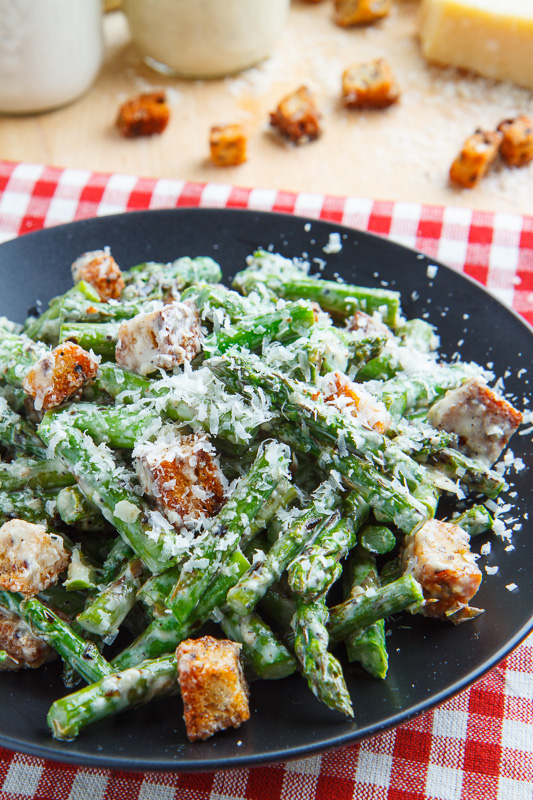 Caesar Grilled Asparagus Salad Caesar Grilled Asparagus Salad