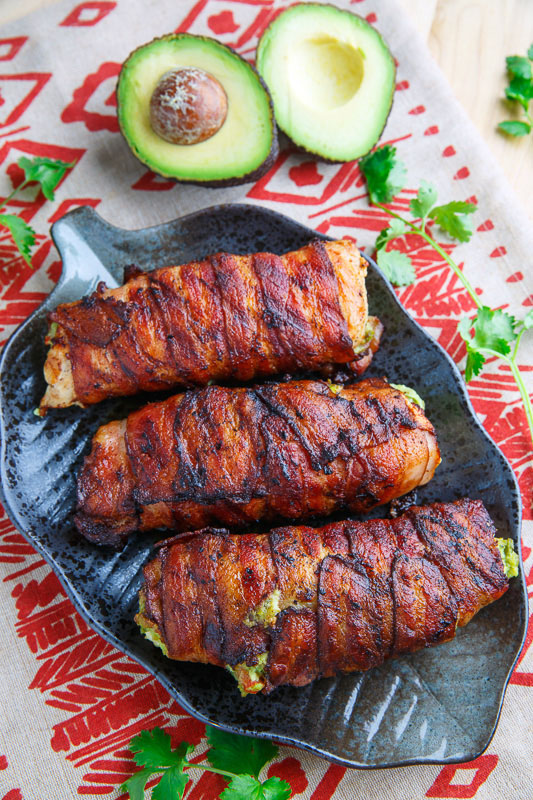 Bacon Wrapped Guacamole Stuffed Chicken Bacon Wrapped Guacamole Stuffed Chicken