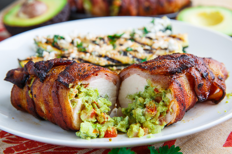 Bacon Wrapped Guacamole Stuffed Chicken Bacon Wrapped Guacamole Stuffed Chicken
