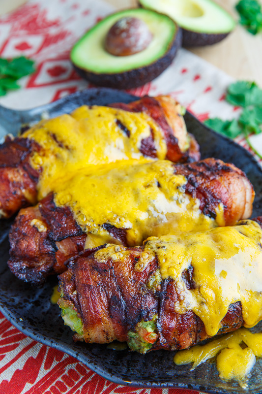 Bacon Wrapped Guacamole Stuffed Chicken Bacon Wrapped Guacamole Stuffed Chicken