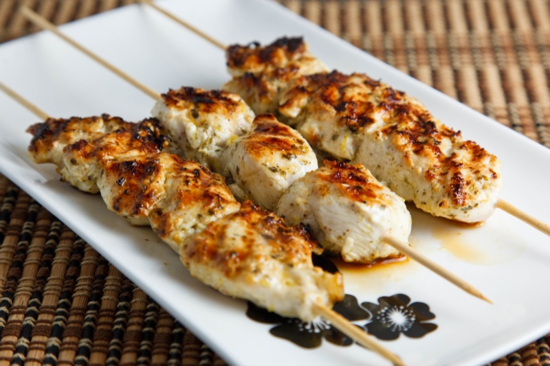 Grilled Chicken Souvlaki Grilled Chicken Souvlaki