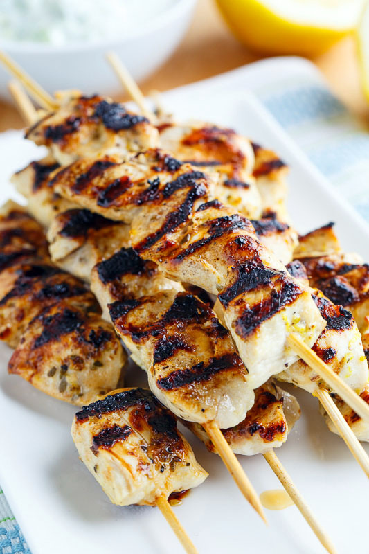 Grilled Chicken Souvlaki Grilled Chicken Souvlaki