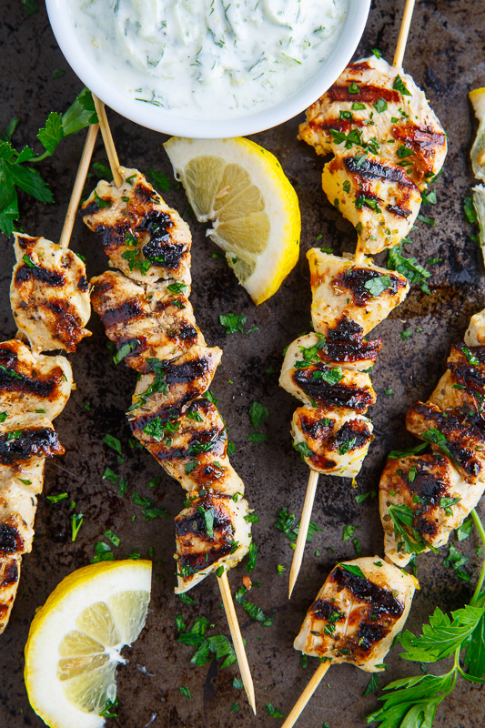 Grilled Chicken Souvlaki Grilled Chicken Souvlaki
