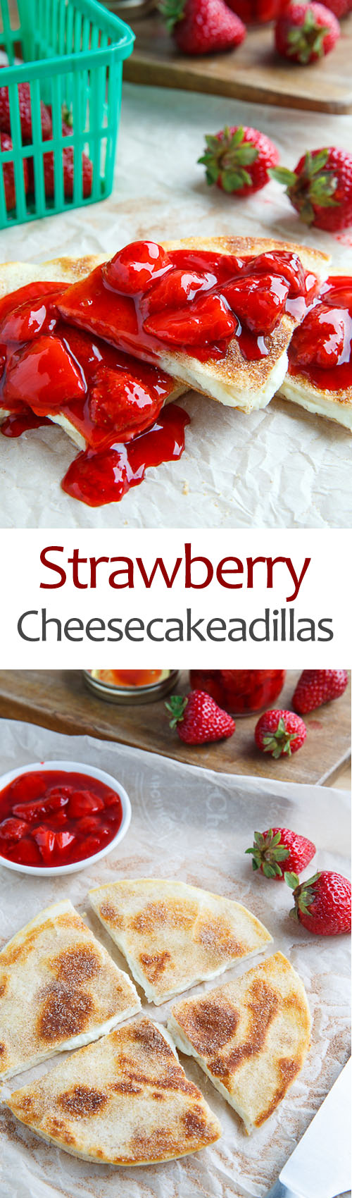 Strawberry Cheesecakeadillas Strawberry Cheesecakeadillas