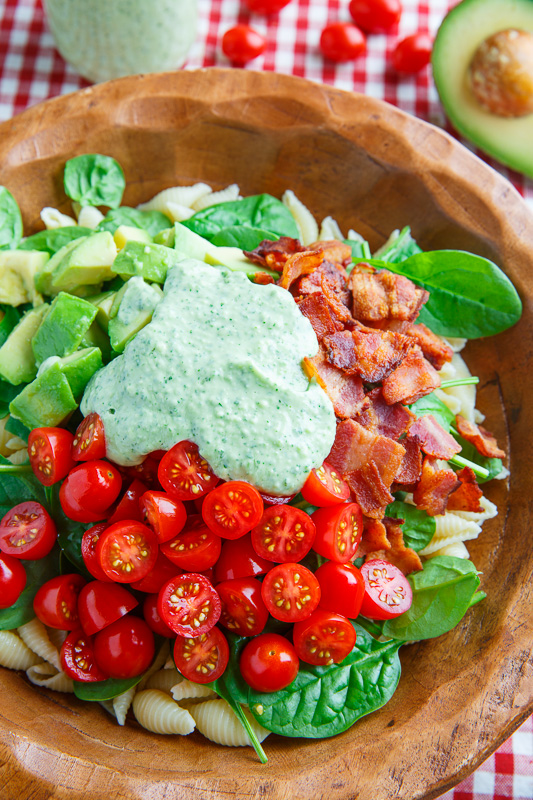 Avocado BLT Pasta Salad Avocado BLT Pasta Salad
