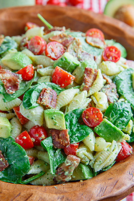 Avocado BLT Pasta Salad Avocado BLT Pasta Salad